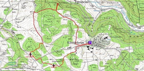 Wanderkarte